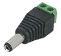 JR52 :: Adaptador Tipo Jack de 3.5 mm Macho Polarizado de 12 Vcd