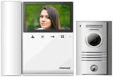 CDV43KDRC40K :: Kit Videoportero COMMAX con Monitor 4.3" a Color con Auricular  para Interior y Frente de Calle con C&aacute;mara a Color para Exterior