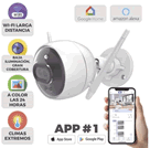 C3X :: C&aacute;mara Bala EZVIZ 2 Megapixel Lente 2.8 mm &aacute;ngulo de visi&oacute;n horizontal 105 grados WiFi 802.11b/g/n IR 30 mts. dWDR P2P Detecci&oacute;n de Movimiento Grabaci&oacute;n en Nube para Exterior IP67 Luz Estrobosc&oacute;pica y Sirena