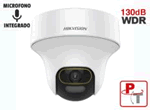 DS-2CE70DF3T-PTS :: C&aacute;mara PT HIKVISION TurboHD 1080P 2 MP Lente Fijo 3.6 mm, 350 Grados Pan, 75 Grados Tilt, ColorVu: Luz Blanca 20 mts., para Interior, WDR 130 dB, con Micr&oacute;fono Integrado