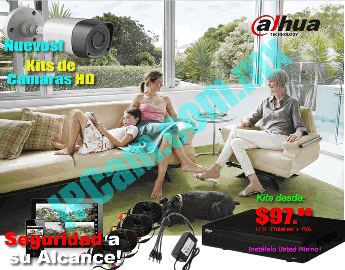 IPCam.com.mx :: C&aacute;maras Anal&oacute;gicas HD, C&aacute;maras IP, Grabaci&oacute;n Digital de Video: DVR, NVR, Accesorios. Monitoreo por Celular e Internet